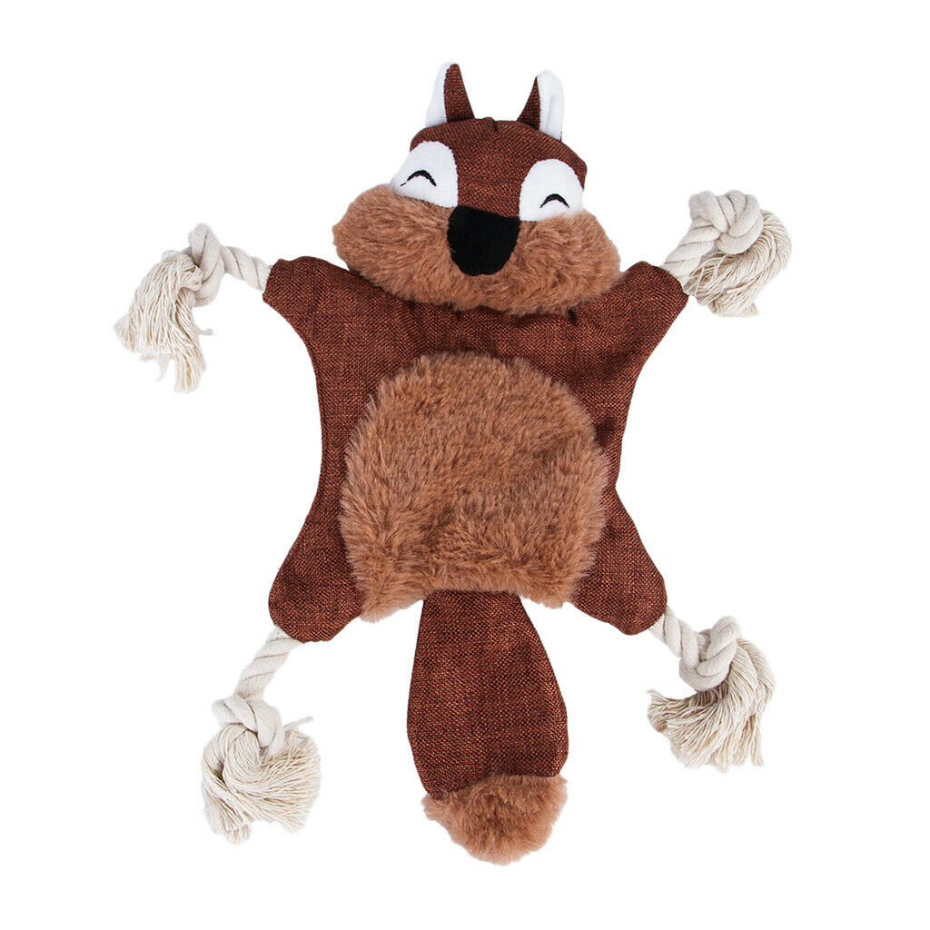 Dog Chew Sound Toys Plush Dog Play Toys For Small Large Dogs Puppy Squirrel