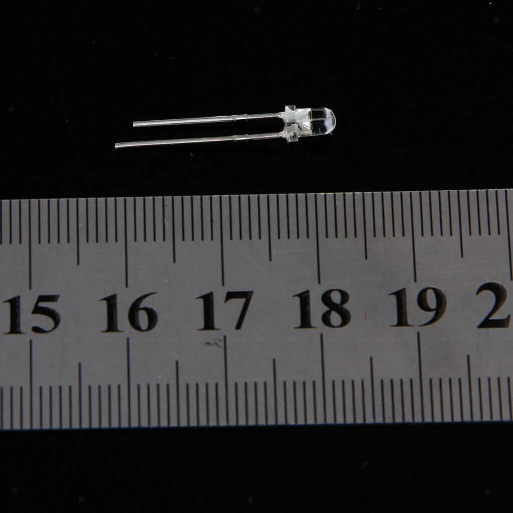100pcs 3mm White Light LED Light Emitting Diode Accessories