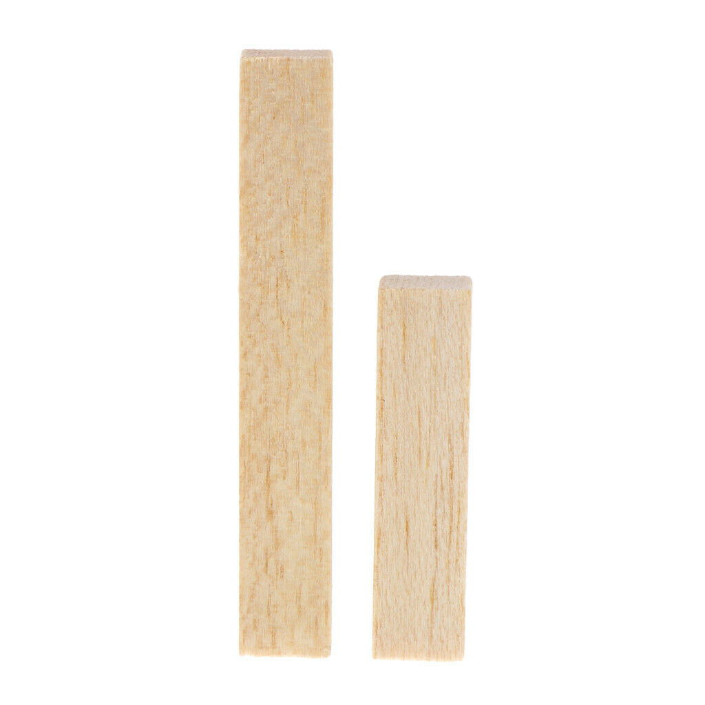 20x Natural Wooden Balsa Wood For Modeling Home Garden Decor Woodworking