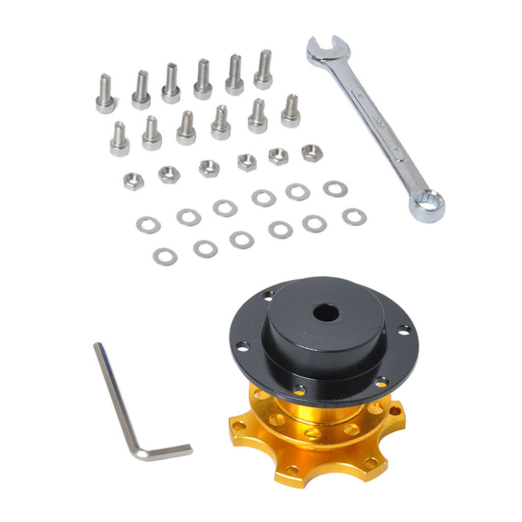 Universal Steering Wheel Quick Release Hub Adapter and Wrench