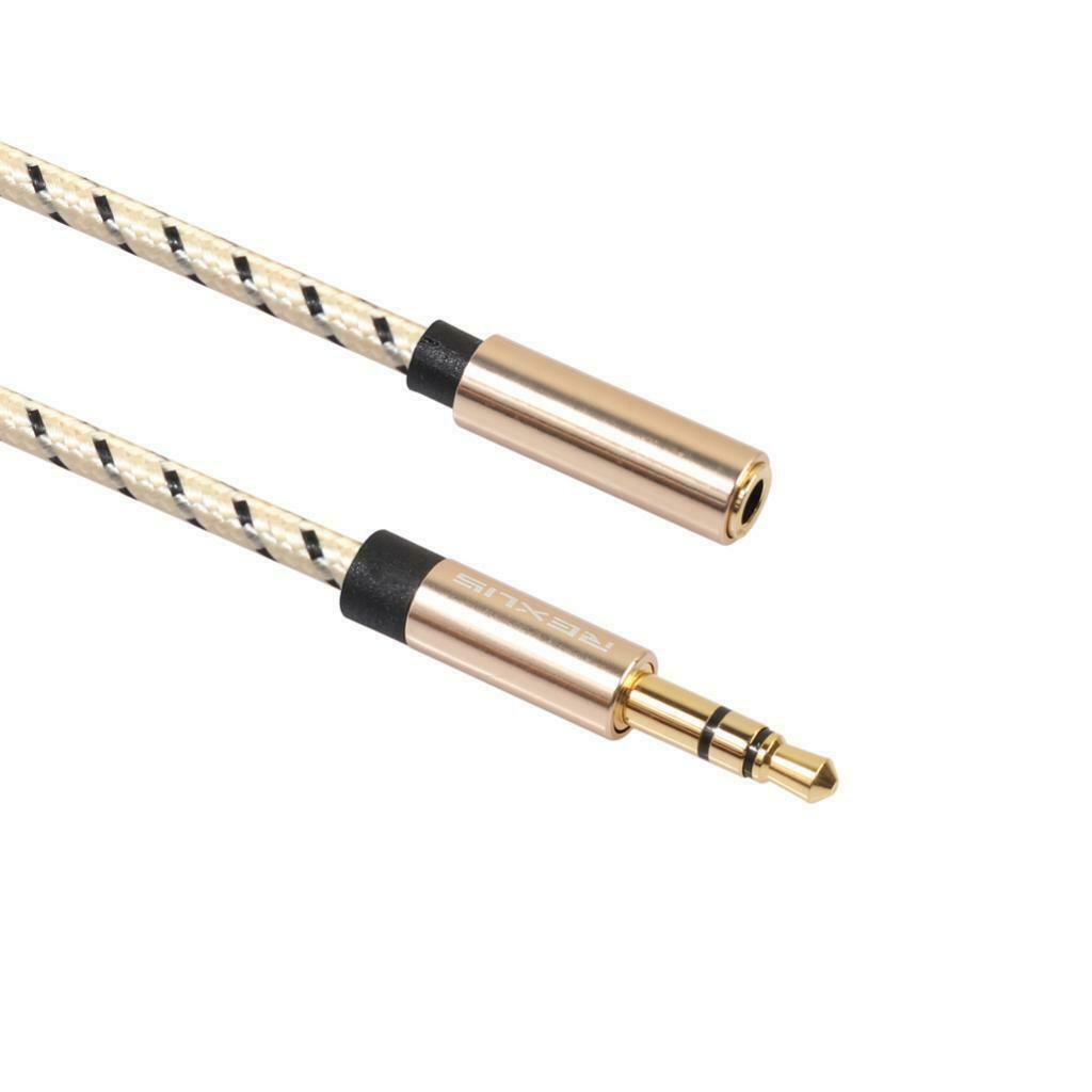 3.5mm Male to Female Jack Stereo Audio Extender Cord for Amplifier  300cm