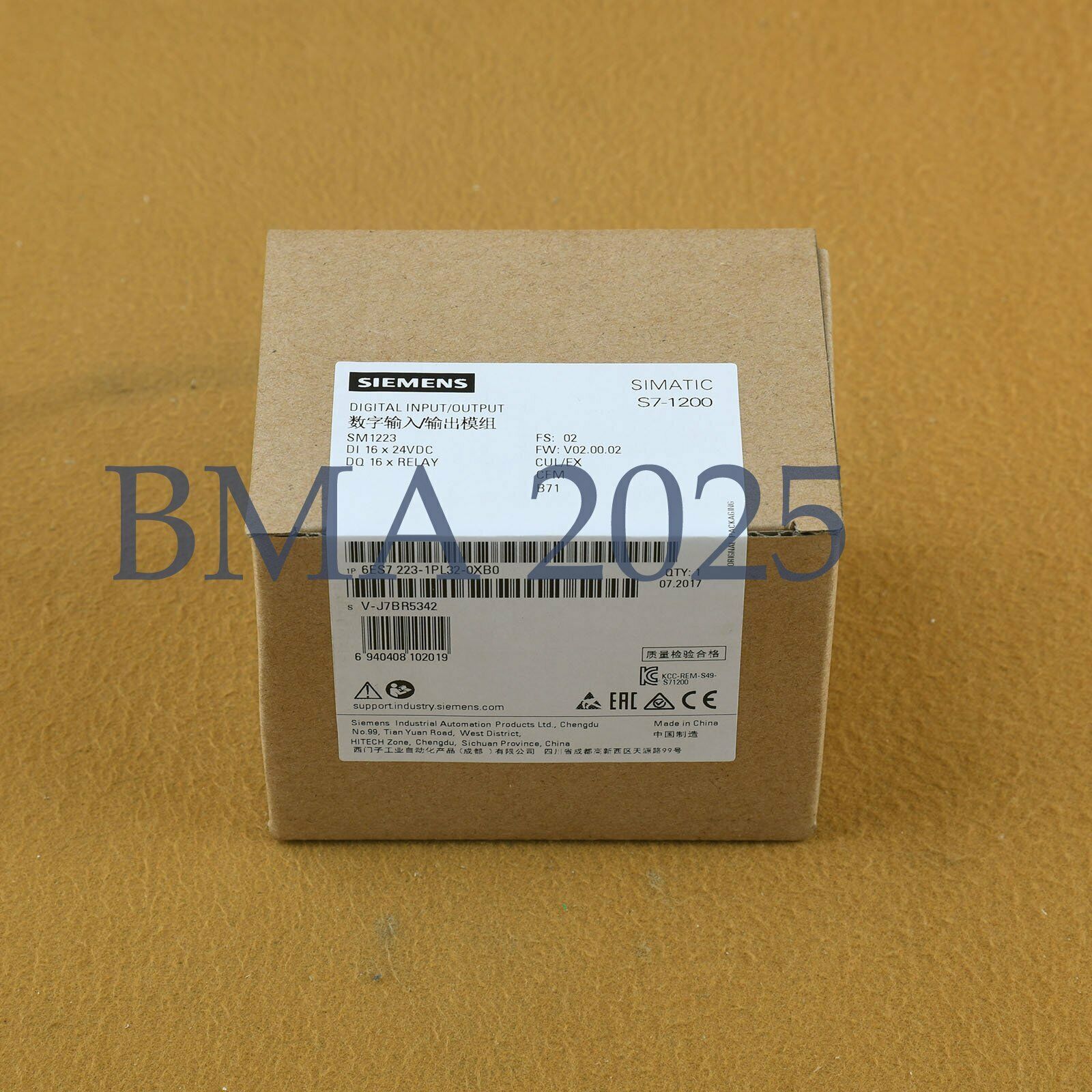 1PC NIB SHIP TODAY DHL FREE 6ES7 223-1PL32-0XB0 6ES72231PL320XB0 SM9T