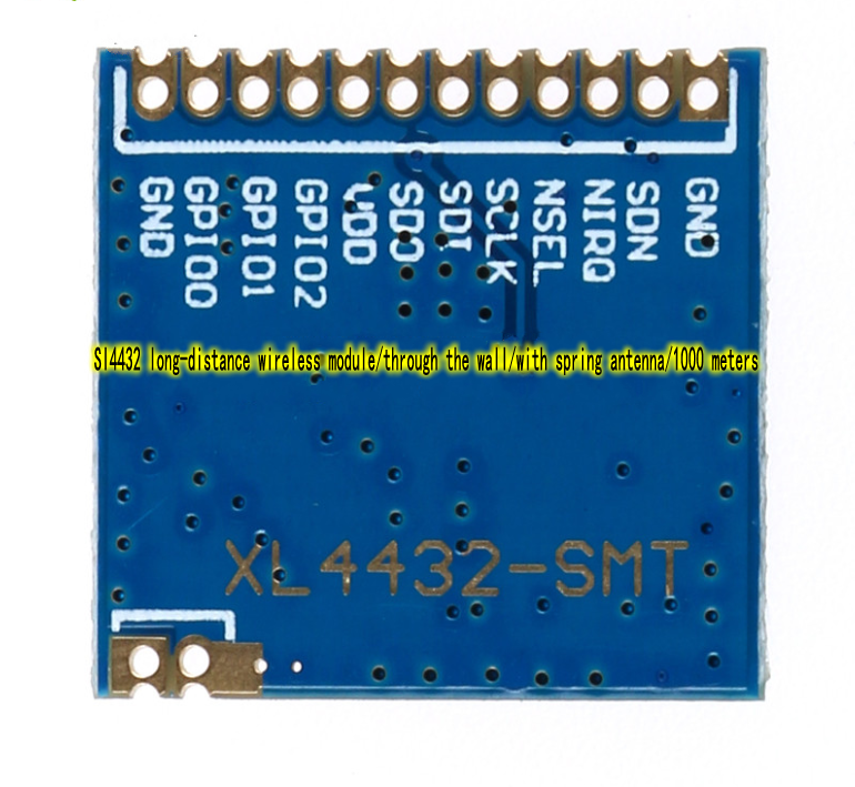 1pcs SI4432 wireless module / through walls Wang / antenna with the spring/1000M