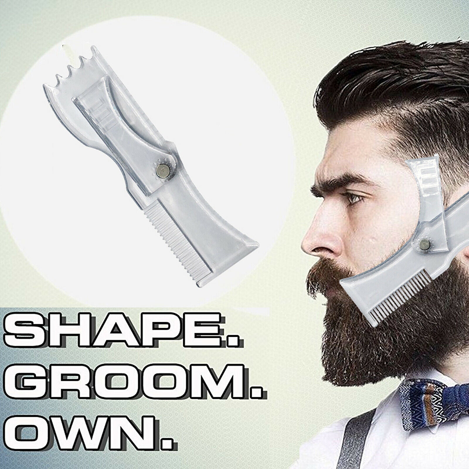 Waterproof Beard Filling Pen Kit Salon Hair Engraving Styling Eyebrow Brush Tool