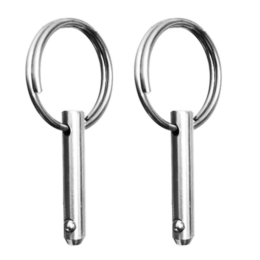 Set of 2 Stainless Steel Ball Studs with Ball Protectors Bimini Top Fittings for