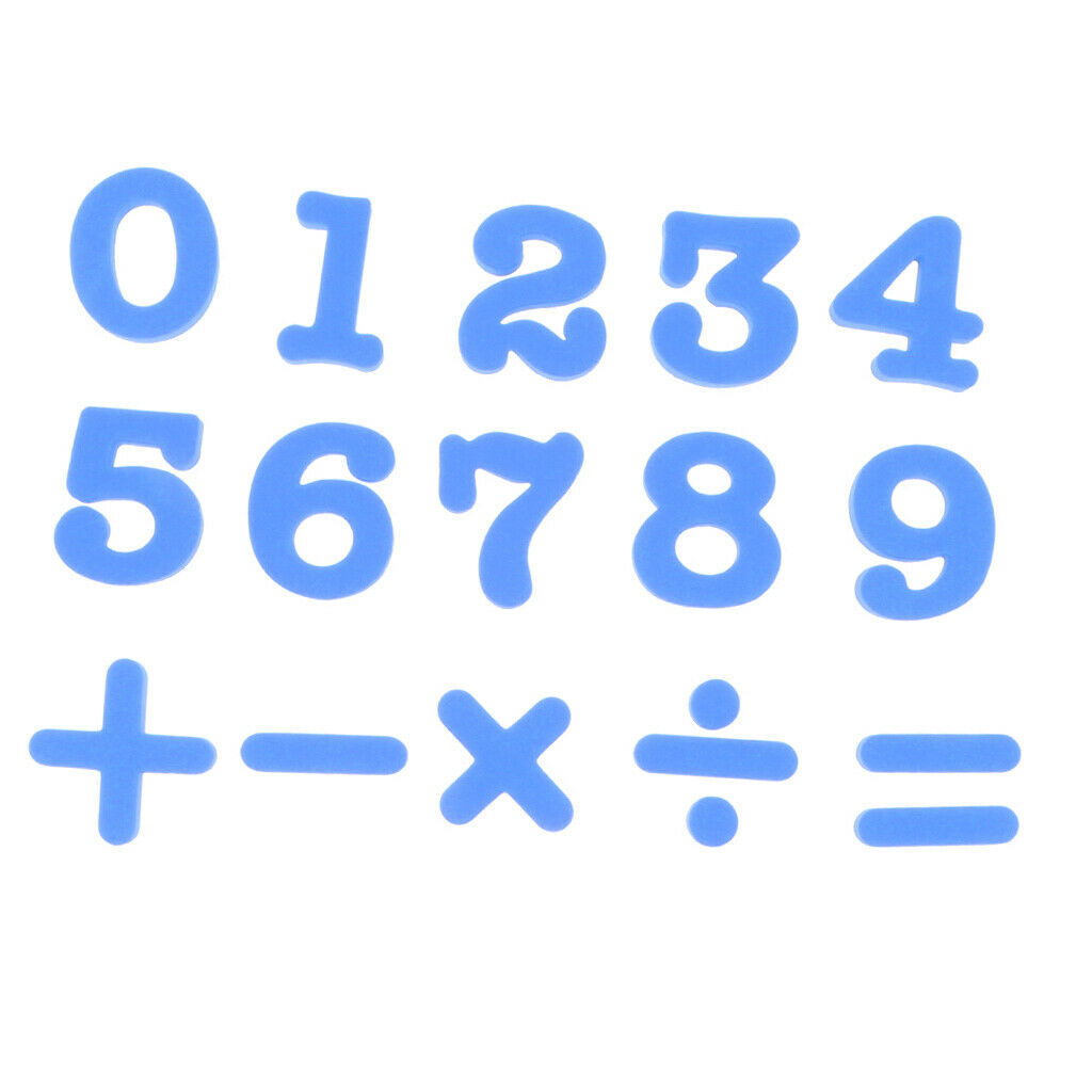0~9 Numbers Math Symbols Magnetic EVA Fridge Magnet Whiteboard/Cabinet Stickers