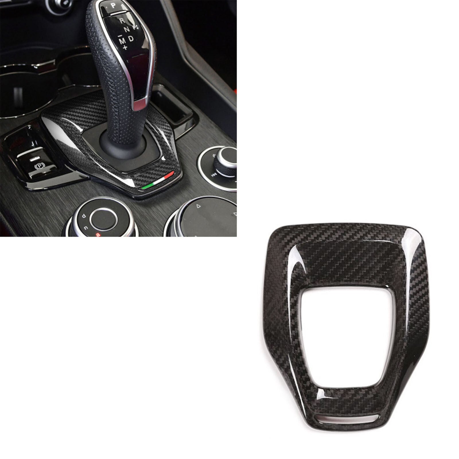 Middle Console Gear Shift Trim For Alfa Romeo Giulia/Stelvio 2020-2021 Fitting