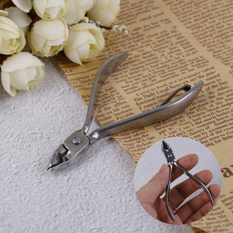 Nail Art Cuticle Nipper Cutter Clipper Manicure Pedicure Stainless Steel TDEAU