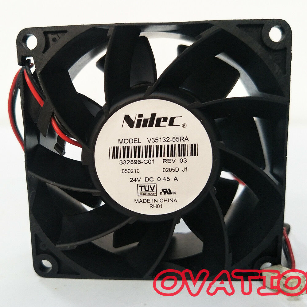 For 1PCS NIDEC V35132-55RA 8038 8CM 24V 0.45A Cooling fan