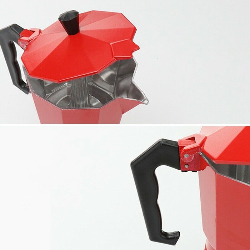 Coffee Maker Pot Aluminum Mocha Espresso Percolator Pot Coffee Kettle StovetU8K7