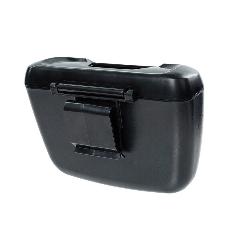 Black Auto Car Home Waste Trash Rubbish Bin Can Storage Holder Garbage Dust Box
