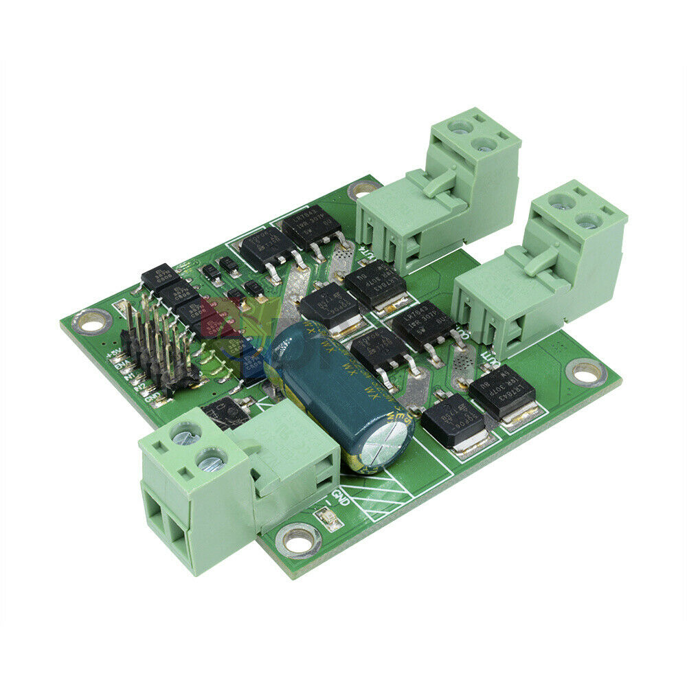 160W 12V 24V 7A Dual DC Motor Driver Module Board H-bridge L298 Logic Controller