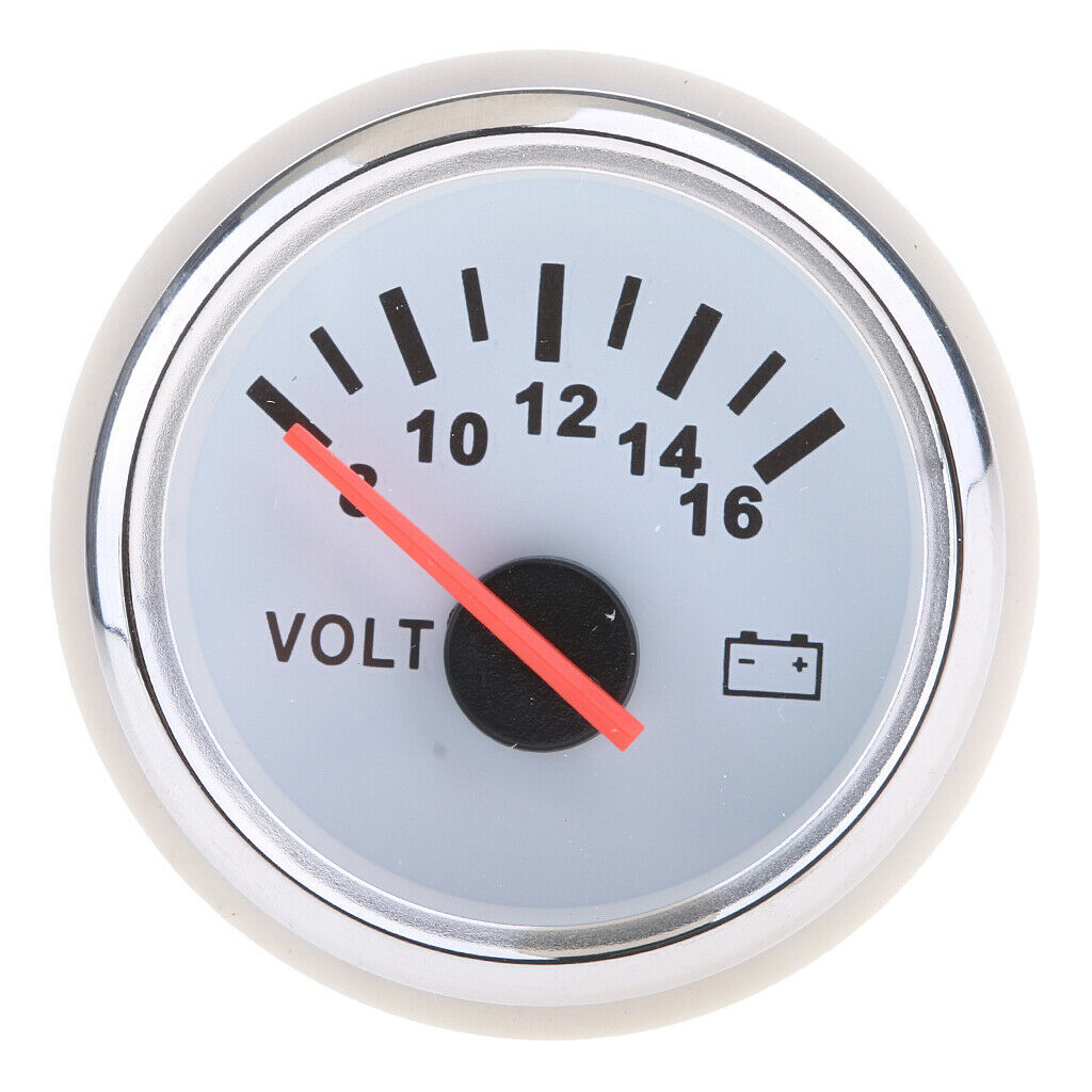 9-32V Marine Boat Battery Electrical Car Truck Voltmeter Gauge 52mm/2" N1