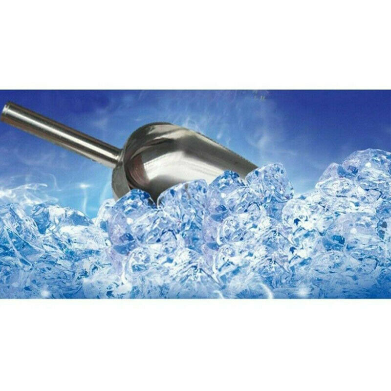 Stainless Steel Ice Scoop For Kitchen Bar Sugar Flour Dry Goods Shovel Tool