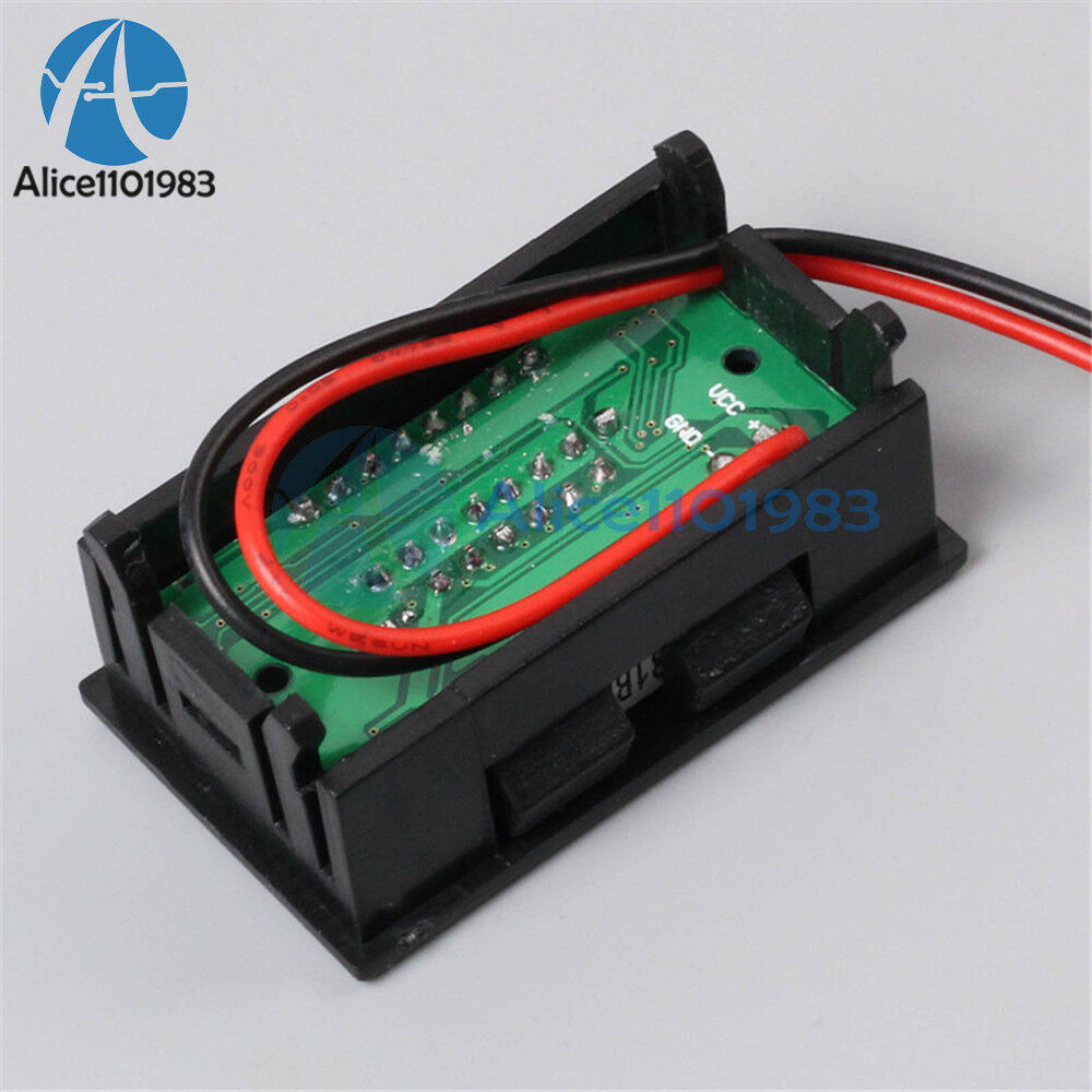 Blue Charge Level Indicator Voltmeter Stable for 12V Lead-acid Battery