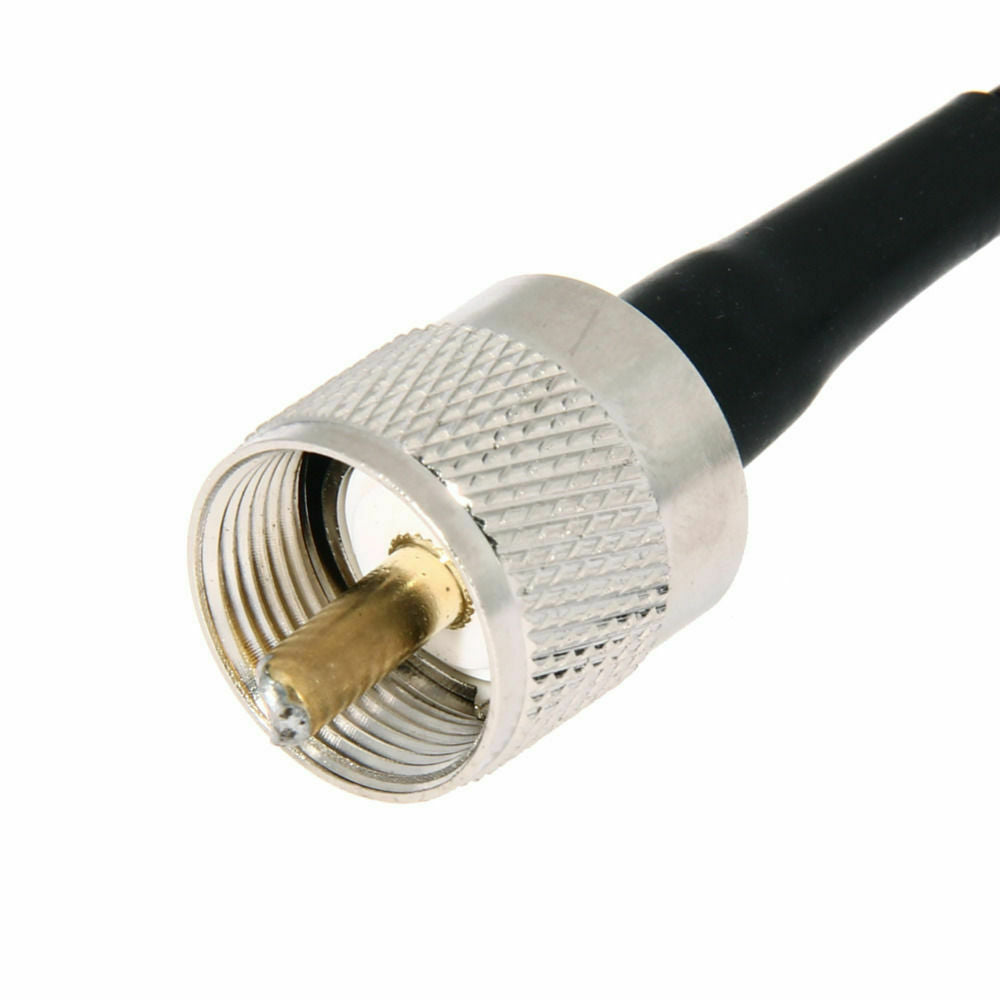 Antenna Connector Coaxial Extend Cord Cable 5M 16ft for Car Radio Walkie Talkie