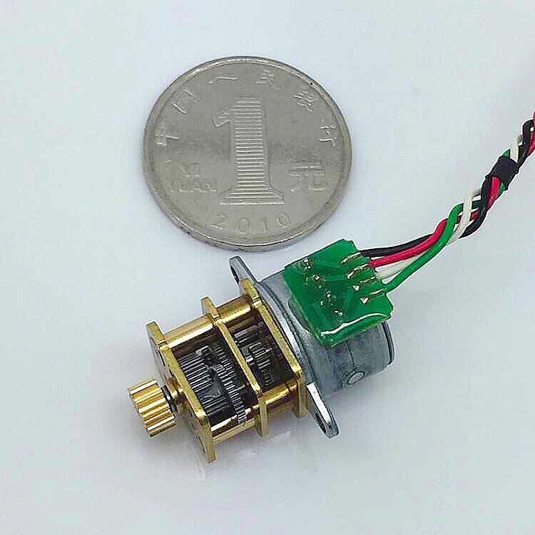 1pcs 15BY High Precision Stepper Motor Micro Gear Motor With Full Metal Gearbox