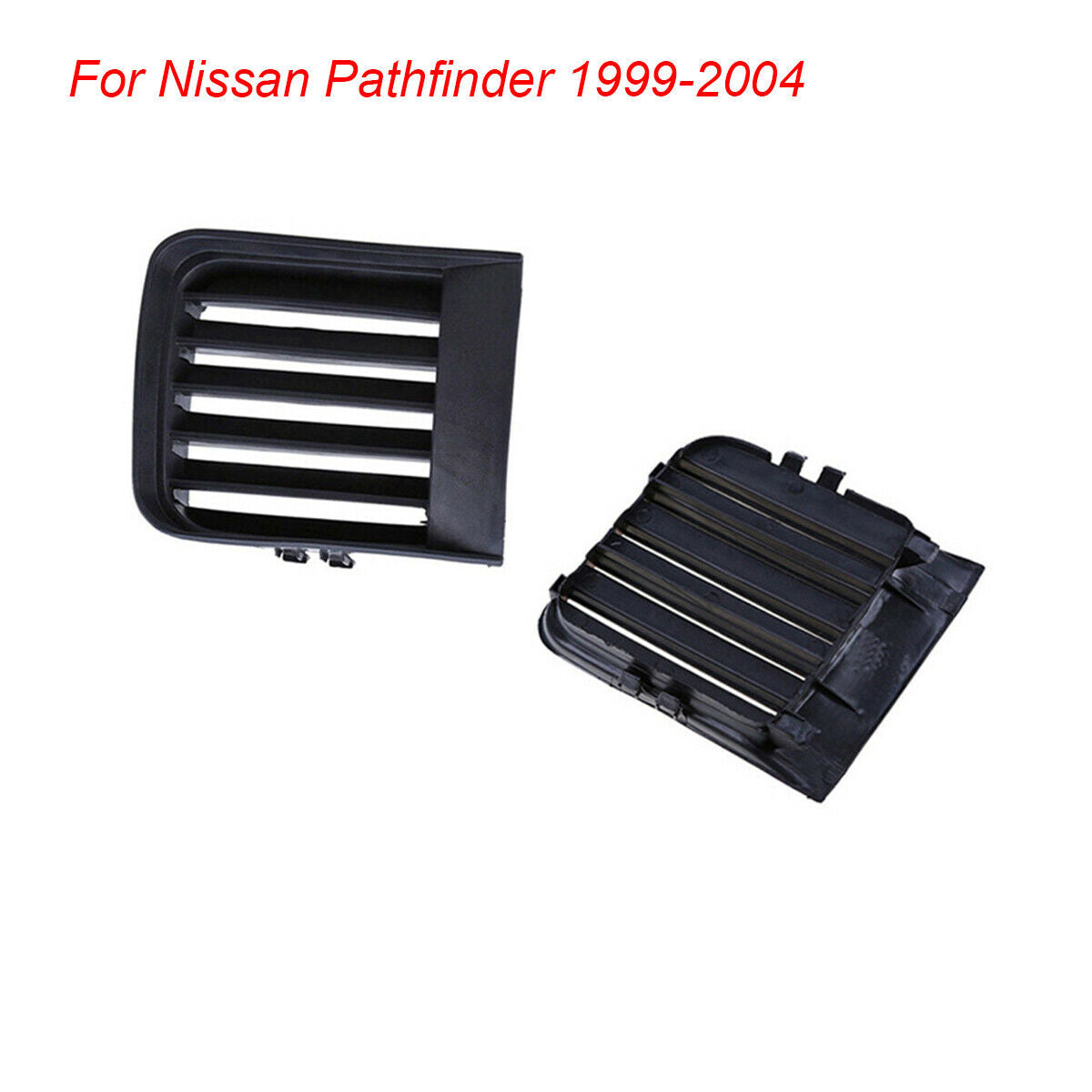 2PC Car Front Bumper Fog Lamp Cover 62257-2W100 62256-2W100 For Pathfinder 99-04