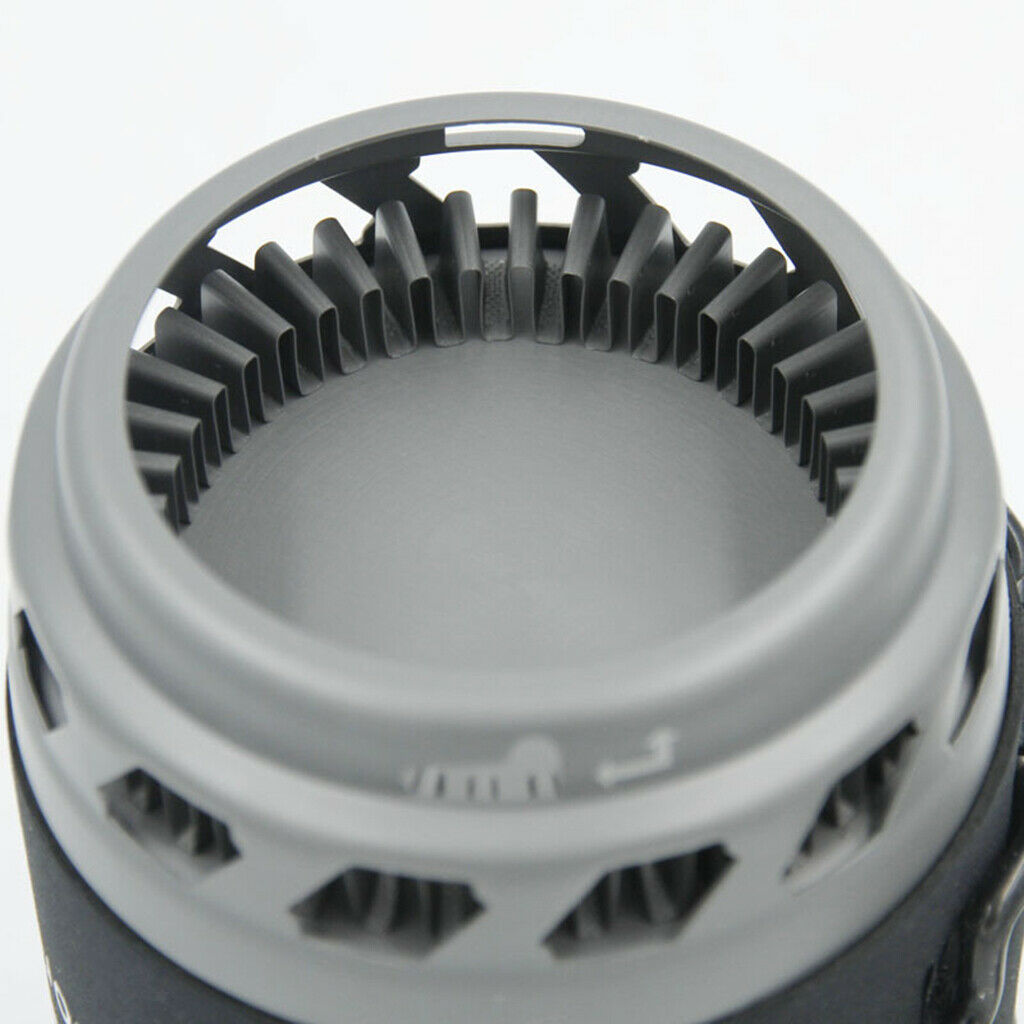 Portable Camping Gas Stove System Ultralight Gray for Hiking Backpacking Fishing
