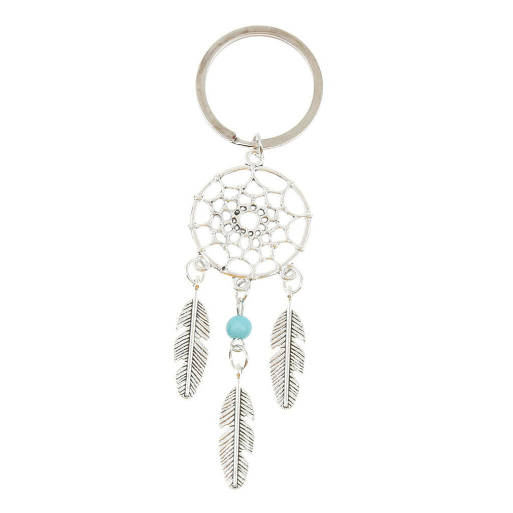 Set of 2 Handmade Dreamcatcher Key Ring Chain Charm for Phone Ornaments