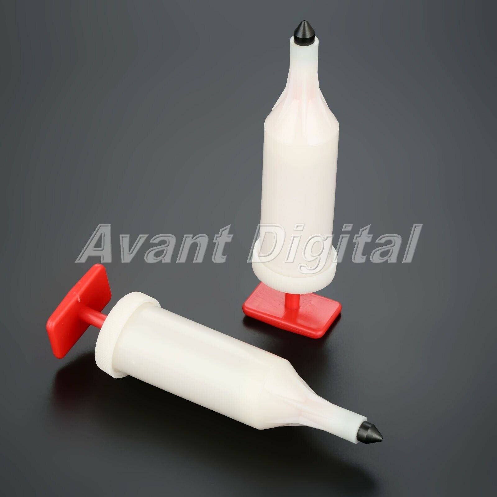 1Pc Chainsaw Refillable 21ml 3/4oz Extends Plunger Grease Gun Tool Spare Parts