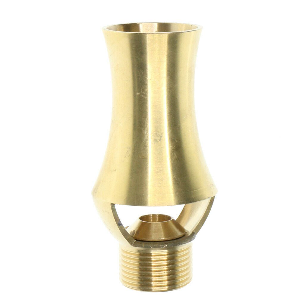 Set of 4 Brass Cedar Fountain Nozzle Adjustable Jet Water Spray Head - 1/2 & 3/4