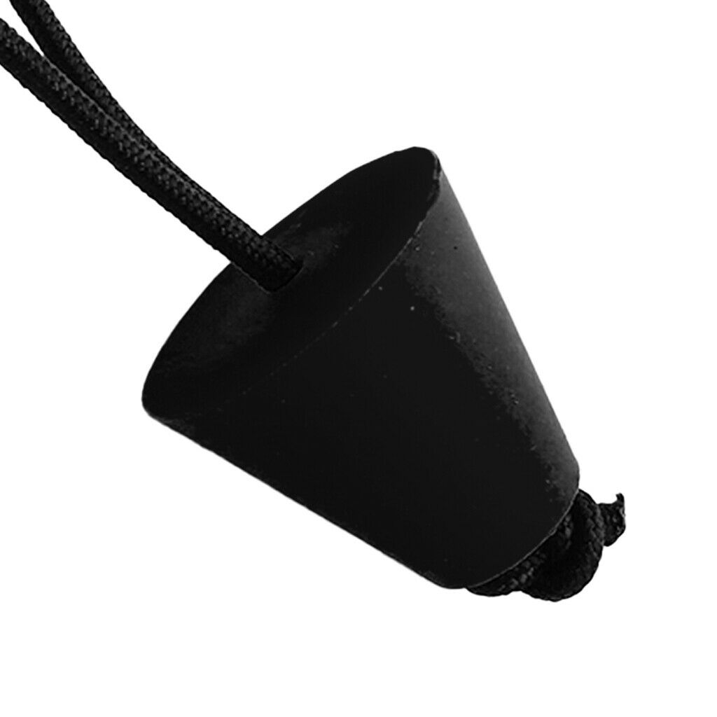 4 pieces universal kayak scucker plug kit canoe drainage holes stopper black