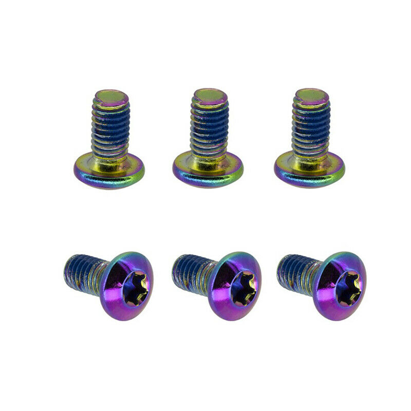 12Pcs Bicycle Brake Disc Screws Colorful Rotor Bolts Cycling Fixing Acces.l8