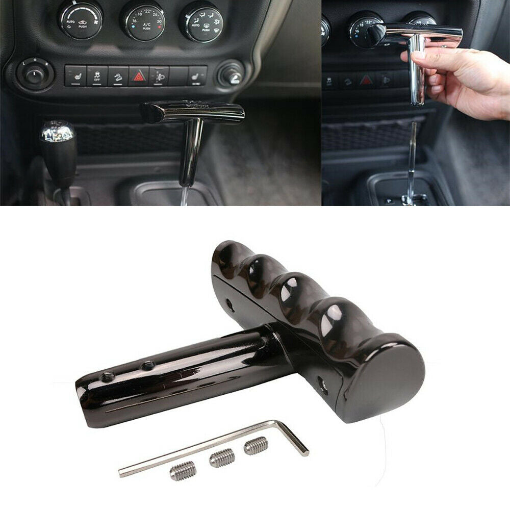 For Jeep Wrangler Grand Dodge Ram Chrysler T-Handle Shift Knob Shifter Black
