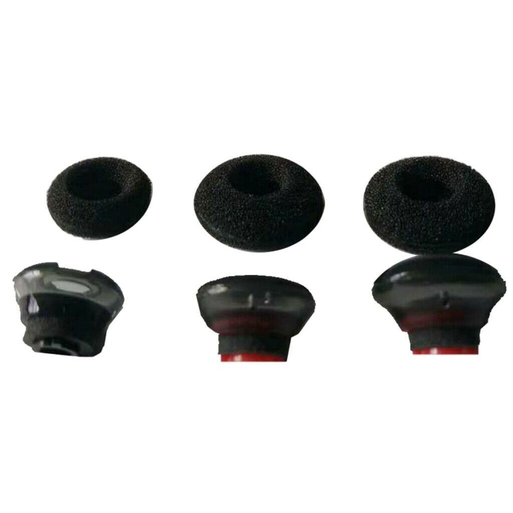 6 Packs Ear Bud Silicone Gel Earbuds Ear Tips for Plantronics Voyager S M L