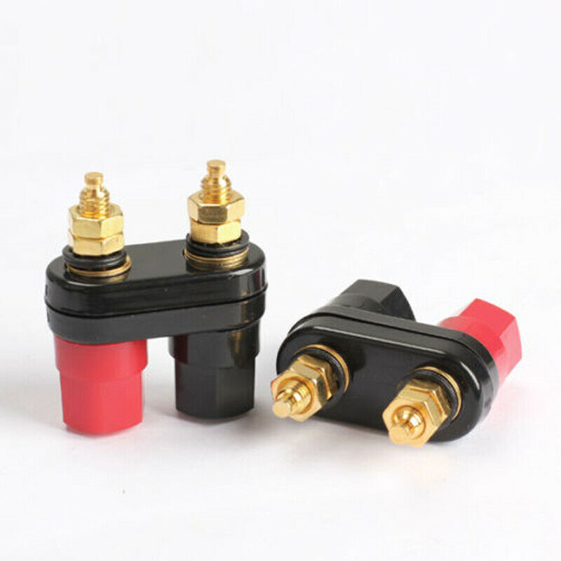 10Pcs Dual 2-way Female Banana Plug Terminal Binding Post for Speaker Amplifier