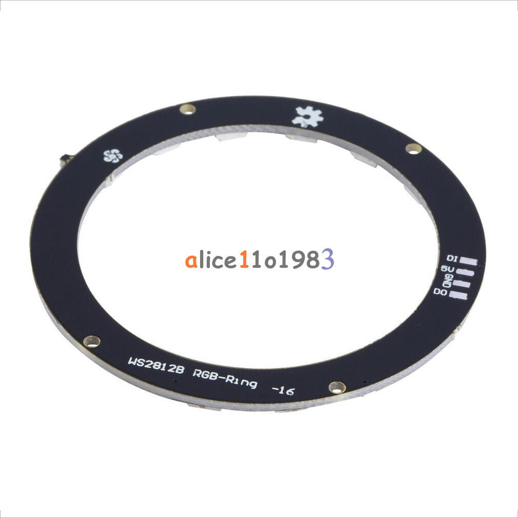 RGB LED Ring 16Bit WS2812 5050 RGB LED + Integrated Drivers 60mm  For Arduino