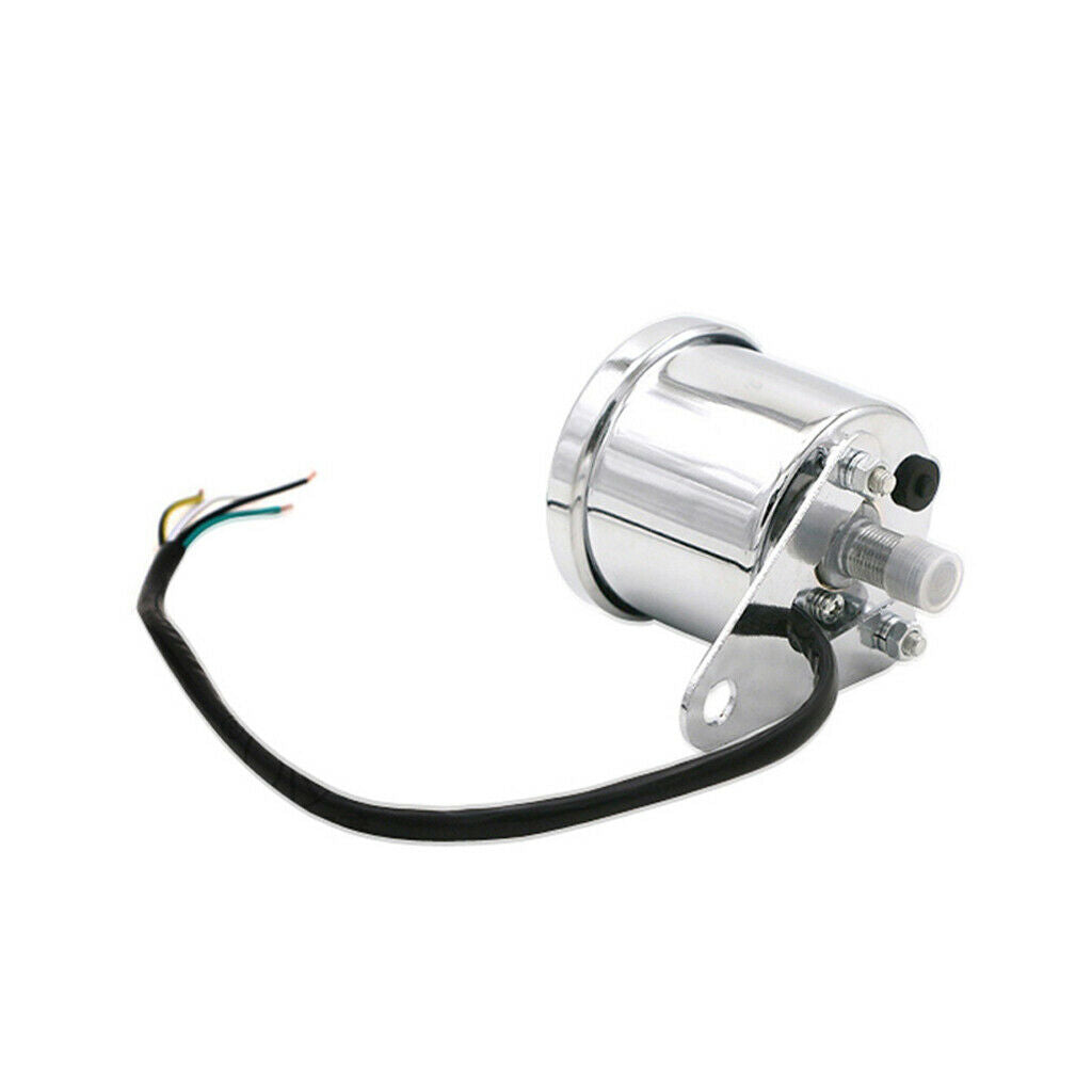Motorcycle Multifunction Odometer Tachometer Oil Meter with LED Indicator