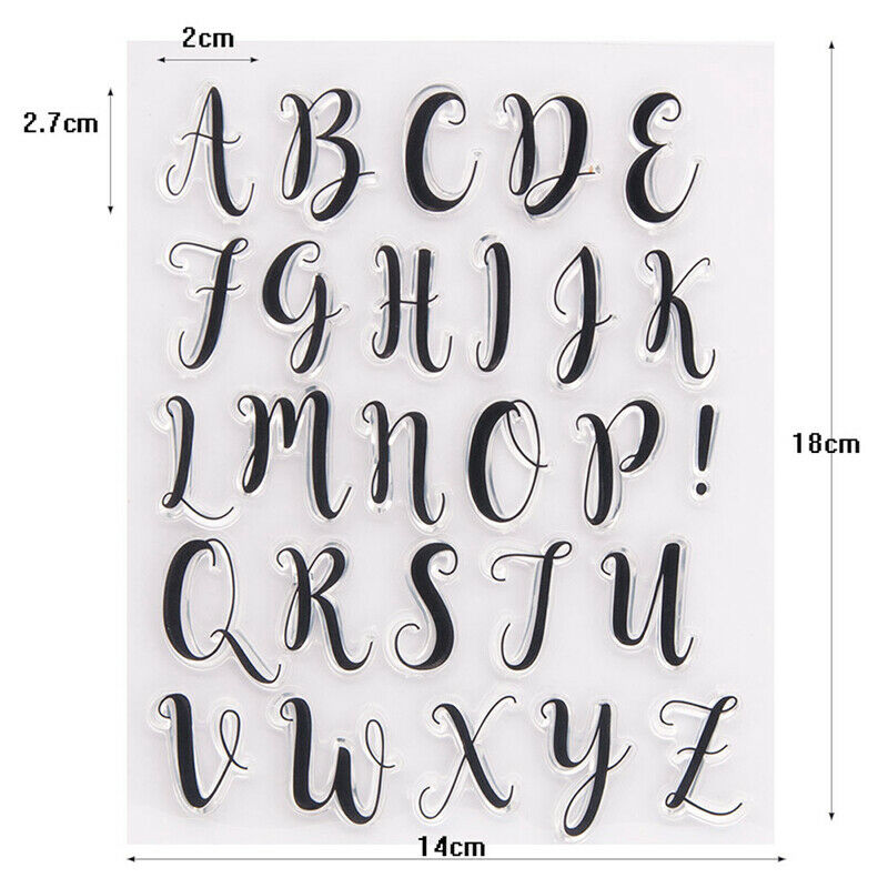 Cake Decor Tool Alphabet Fondant Cake Cookie Stamp Mold Letters Biscuit M.l8