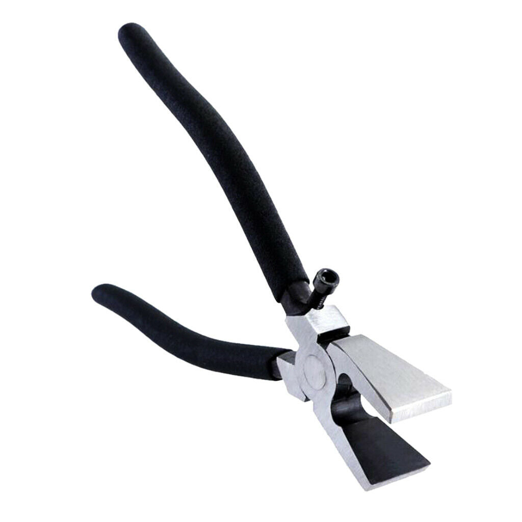 8Inch Breaking Glass Tool Rubber Tips Running Pliers Grozing Pliers