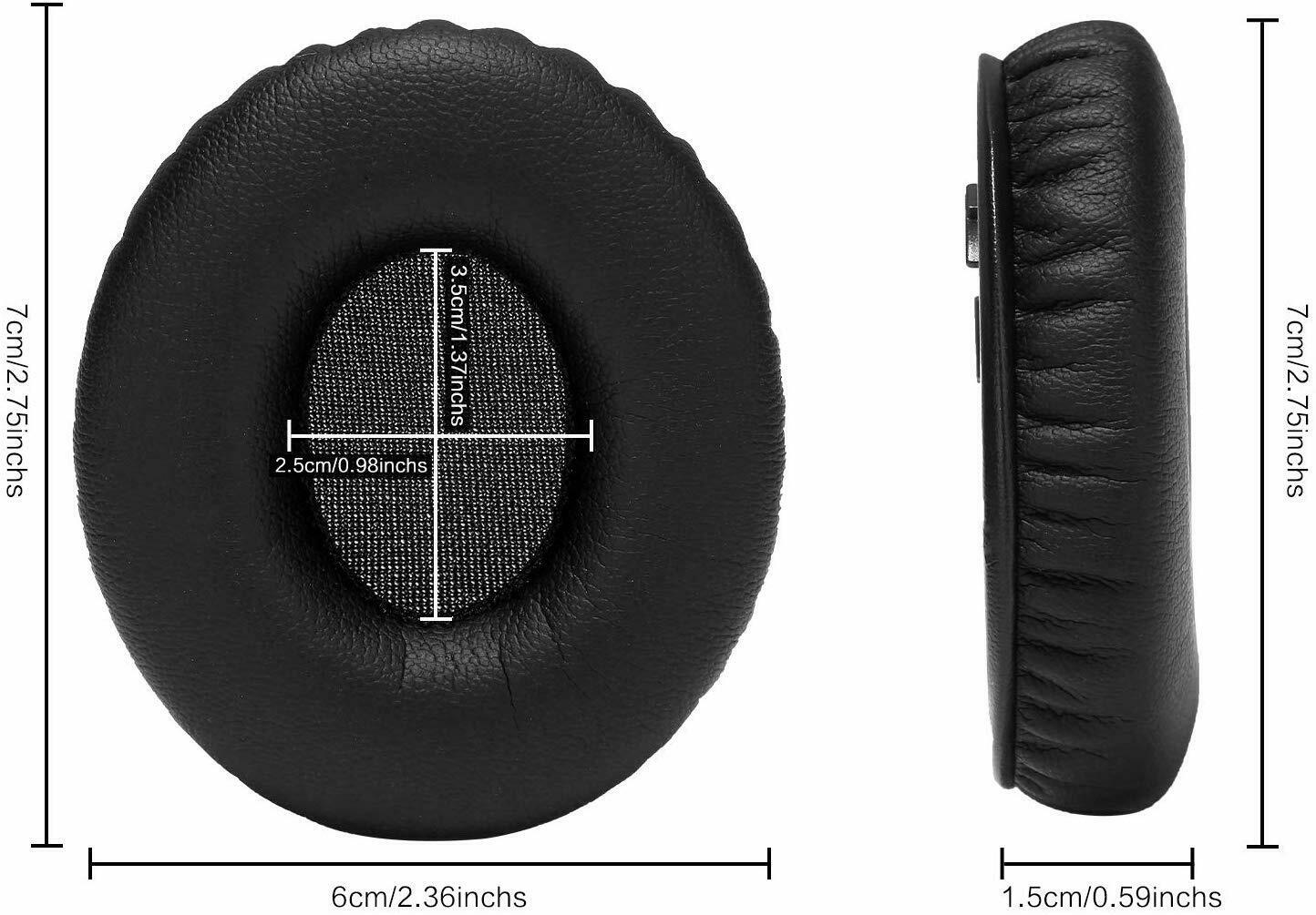Black Ear Pads for Beats Solo and Solo HD Headphones Cushions Kit Covers EarPads
