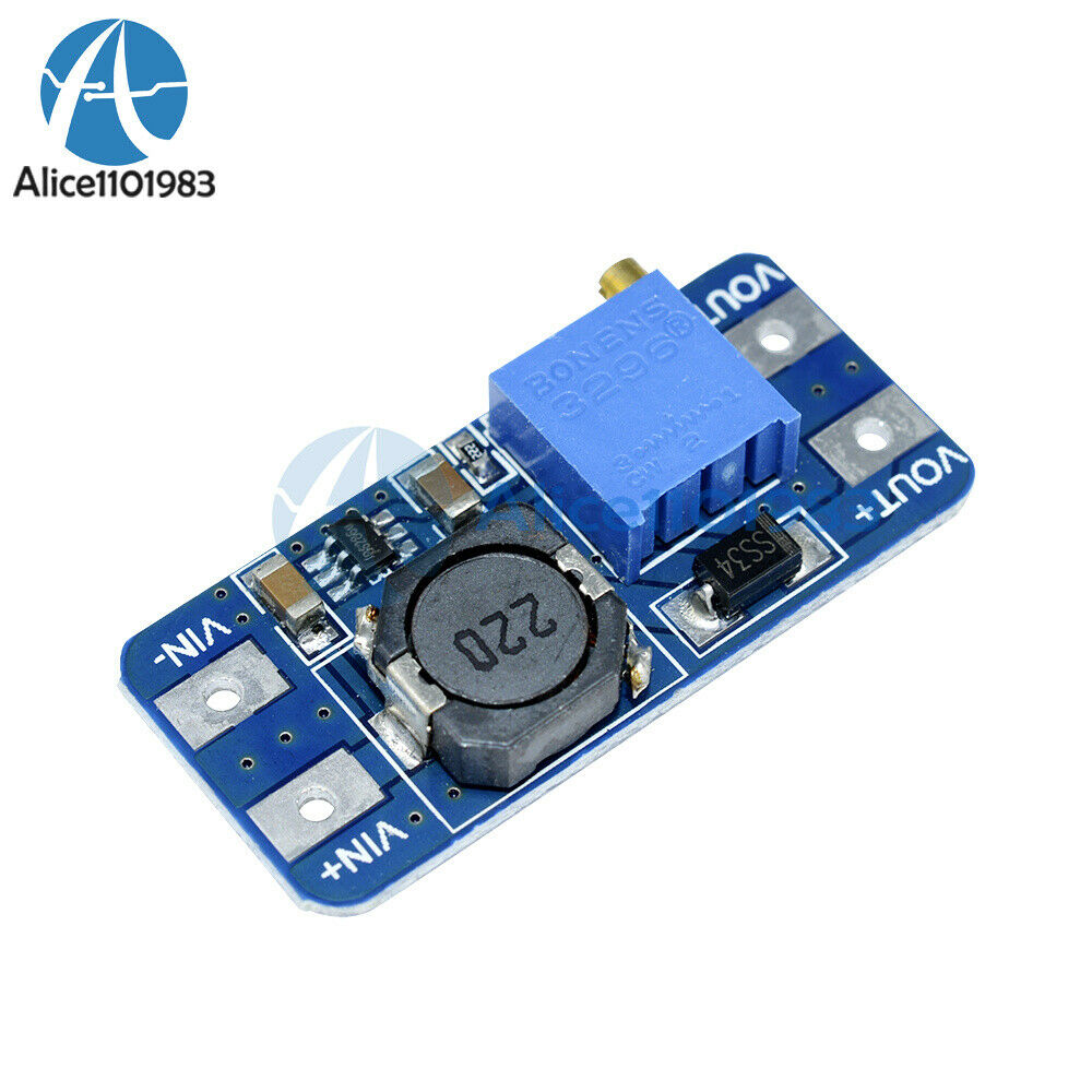 MT3608 DC-DC Step Up Power Apply Module Booster Power Module 2A for Arduino