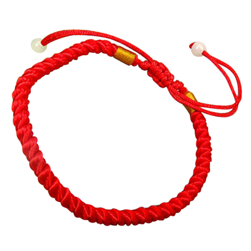 1Pc Stylish Hand Braided Chinese Red Lucky String Rope Cord Couple Bracelets