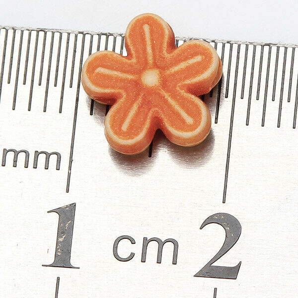 100pc 8mm FLOWER Acrylic Spacer Beads PASTEL COLORS Mixed Assorted DIY Craft