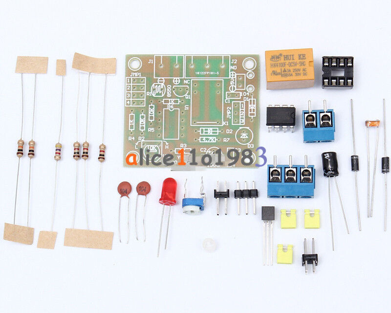 Light-Operated Switch Kit DIY Kit With 5V Relay LM393 Electronic Funny DIY New