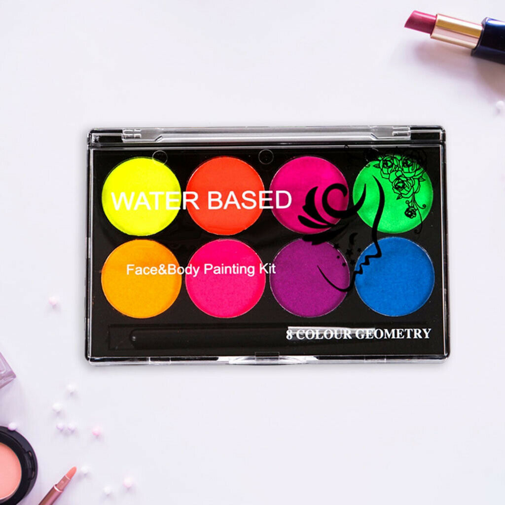 8 Colors Face body paint For Christmas Halloween face paint Makeup Palettes