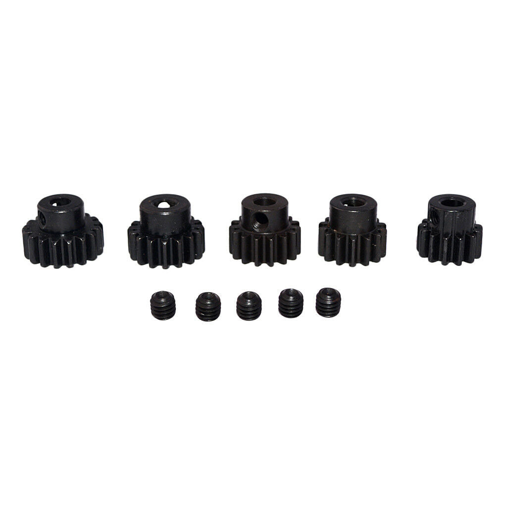 1/8 RC Truck Car Parts M1 5mm 13T 14T 15T 16T 17T Pinion Motor Gear Set DIY