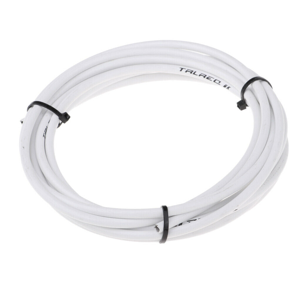 Brake Cable Line Housing Tube Pipe Wire Cover Protector 5mm - White