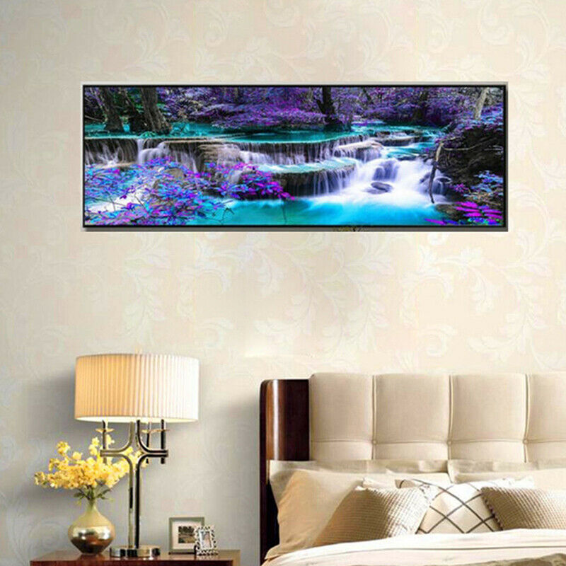 DIY 5D Full Drill Diamond Painting Large Landscape Embroidery Kit Decor Mural HN