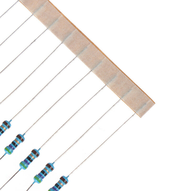 300pcs 30 Values Each Value Metal Film Resistor Pack 1/4W Resistor Assorted K Re