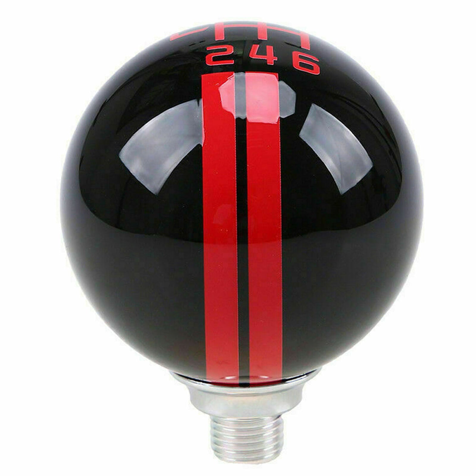 For Ford 6 Speed Round Ball Manual Gear Stick Shift Knob Shifter Lever Black