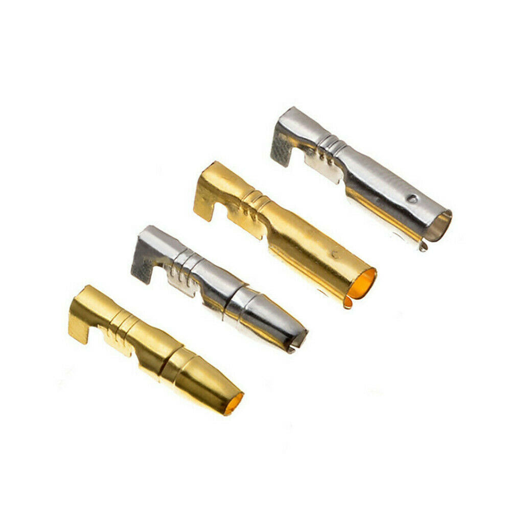 100 Pairs 4.0mm Bullet Connectors Male&Female W/Insulation Covers Wire Terminals
