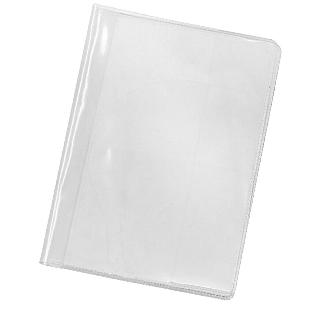 3Pieces Waterproof Passport Cover Plastic ID Card Protector Case Clear