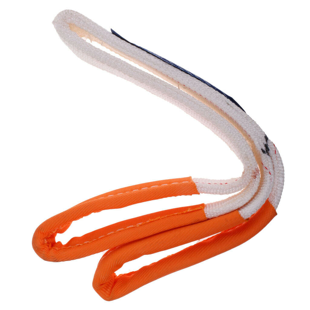 2X Heavy Duty Tree Saver Tow Strap Towing Pull Rope Cable Road Recovery 2Ton 1m