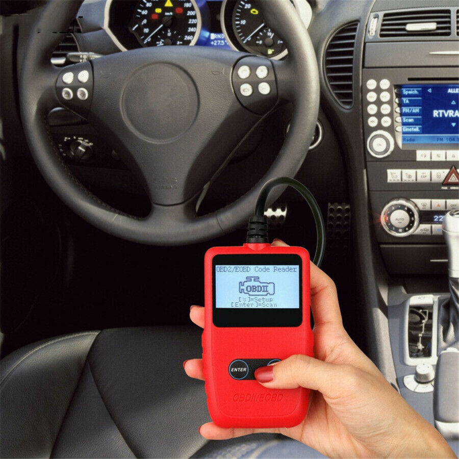 Portable OBDII/EOBD Code Reader Car Diagnostic Scanner with Dictionary